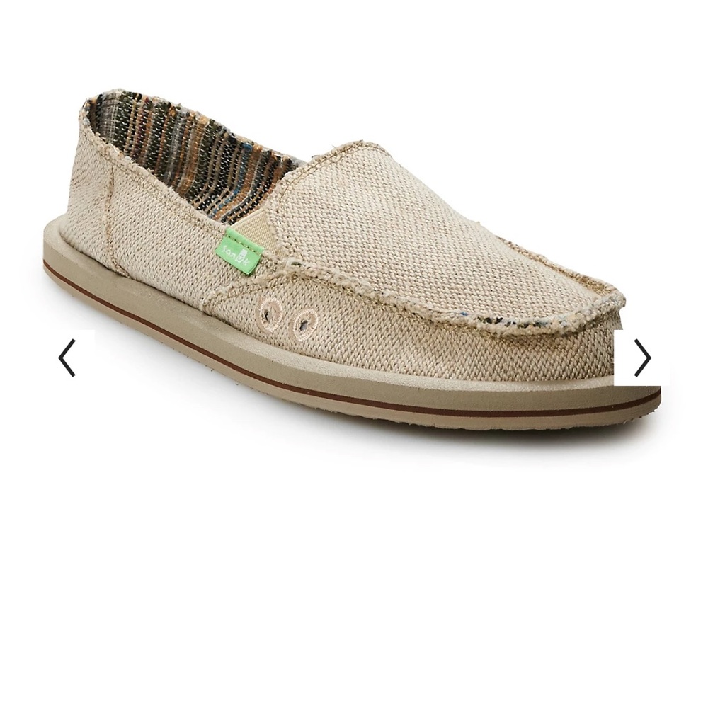 New Sanuk Donna Hemp size 8